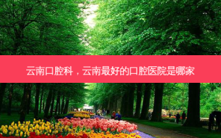 云南口腔科，云南 *** 好的口腔医院是哪家