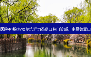 国内排名前三的牙科医院有哪些?哈尔滨群力圣琪口腔门诊部、南昌德亚口腔门诊部都名列在榜