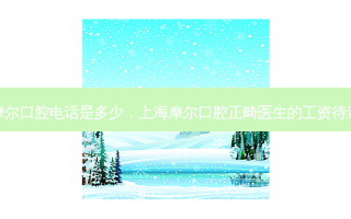 摩尔口腔 *** 是多少，上海摩尔口腔正畸医生的工资待遇