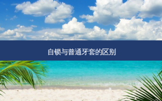 自锁与普通牙套的区别
