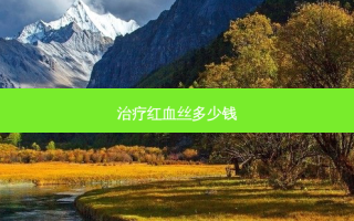 红血丝多少钱