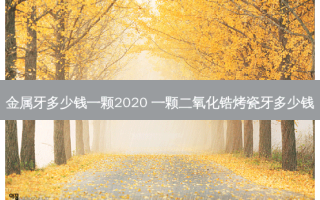 金属牙多少钱一颗2020 一颗二氧化锆烤瓷牙多少钱