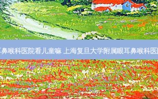 上海耳鼻喉科医院看儿童嘛 上海复旦大学附属眼耳鼻喉科医院好吗