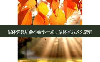 假体恢复后会不会小一点，假体术后多久变软