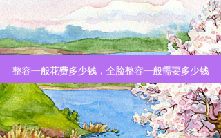 整容一般花费多少钱，全脸整容一般需要多少钱