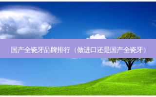 国产全瓷牙品牌排行（做进口还是国产全瓷牙）