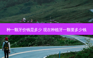 种一颗牙价钱是多少 现在种植牙一颗要多少钱
