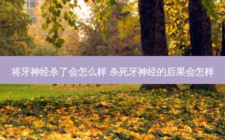 将牙神经杀了会怎么样 杀死牙神经的后果会怎样