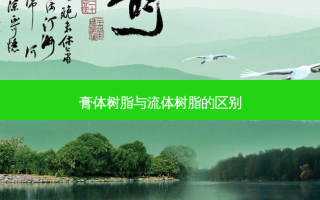 膏体树脂与流体树脂的区别