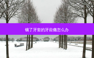镶了牙套的牙齿痛怎么办