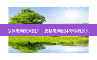 假体隆胸效果图片，麦格隆胸假体寿命有多久
