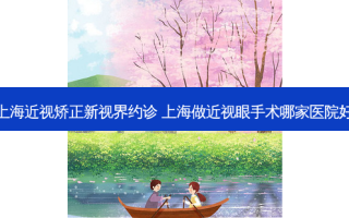 上海近视矫正新视界约诊 上海做近视眼手术哪家医院好