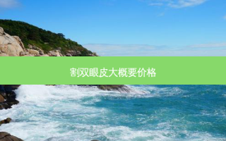 割双眼皮大概要价格