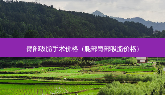 臀部吸脂手术价格(腿部臀部吸脂价格)-第1张图片-容颜讯 臀部吸脂手术价格(腿部臀部吸脂价格)-第1张图片-容颜讯