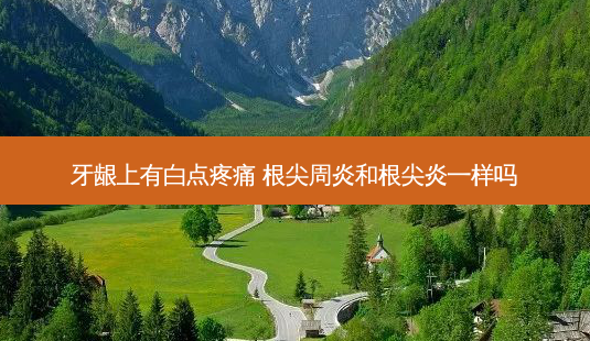 牙龈上有白点疼痛 根尖周炎和根尖炎一样吗-第1张图片-容颜讯 牙龈上有白点疼痛 根尖周炎和根尖炎一样吗-第1张图片-容颜讯