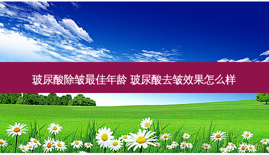 玻尿酸除皱佳年龄 玻尿酸去皱效果怎么样-第1张图片-容颜讯 玻尿酸除皱佳年龄 玻尿酸去皱效果怎么样-第1张图片-容颜讯