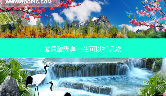 玻尿酸隆鼻一生可以打几次-第1张图片-容颜讯 玻尿酸隆鼻一生可以打几次-第1张图片-容颜讯