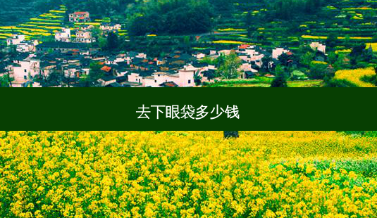 去下眼袋多少钱-第1张图片-容颜讯 去下眼袋多少钱-第1张图片-容颜讯