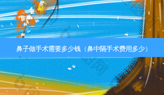 鼻子做手术需要多少钱(鼻中隔手术费用多少)-第1张图片-容颜讯 鼻子做手术需要多少钱(鼻中隔手术费用多少)-第1张图片-容颜讯