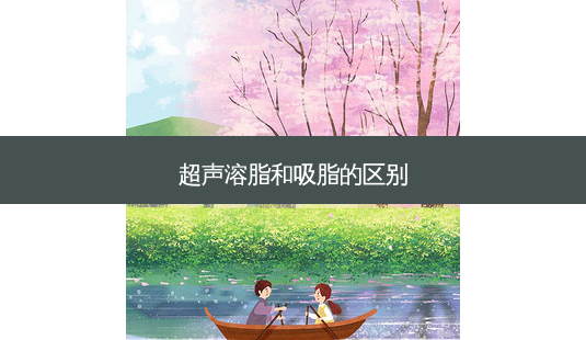 超声溶脂和吸脂的区别-第1张图片-容颜讯 超声溶脂和吸脂的区别-第1张图片-容颜讯