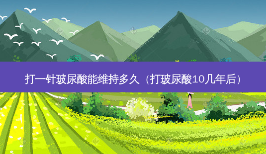 打一针玻尿酸能维持多久(打玻尿酸10几年后)-第1张图片-容颜讯 打一针玻尿酸能维持多久(打玻尿酸10几年后)-第1张图片-容颜讯