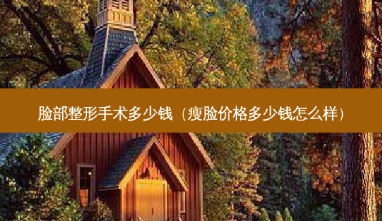 脸部整形手术多少钱(瘦脸价格多少钱怎么样)-第1张图片-容颜讯 脸部整形手术多少钱(瘦脸价格多少钱怎么样)-第1张图片-容颜讯