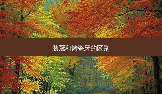装冠和烤瓷牙的区别-第1张图片-容颜讯 装冠和烤瓷牙的区别-第1张图片-容颜讯