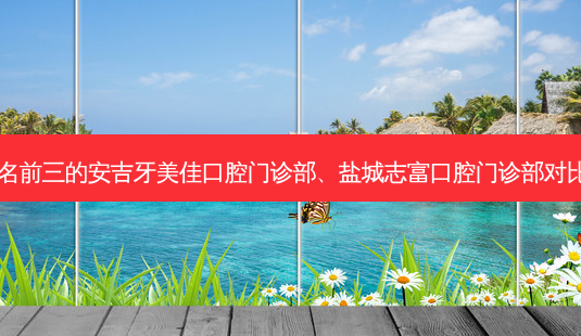 国内口腔医院排名前三的安吉牙美佳口腔门诊部、盐城志富口腔门诊部对比!实力水平如何?-第1张图片-容颜讯 国内口腔医院排名前三的安吉牙美佳口腔门诊部、盐城志富口腔门诊部对比!实力水平如何?-第1张图片-容颜讯