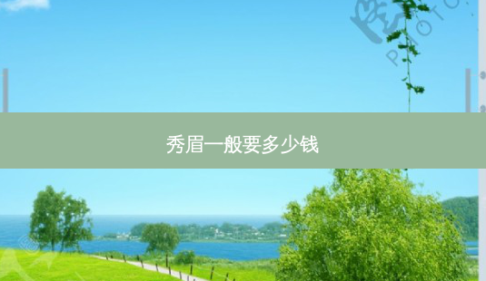 秀眉一般要多少钱-第1张图片-容颜讯 秀眉一般要多少钱-第1张图片-容颜讯