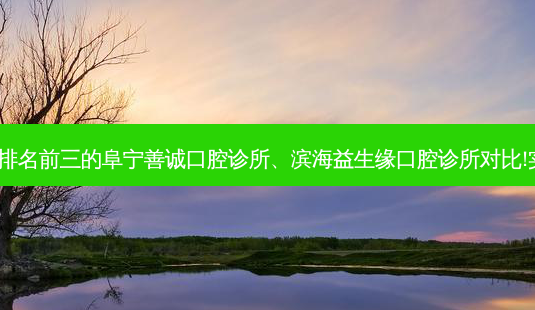 国内牙科医院排名前三的阜宁善诚口腔诊所、滨海益生缘口腔诊所对比!实力水平如何?-第1张图片-容颜讯 国内牙科医院排名前三的阜宁善诚口腔诊所、滨海益生缘口腔诊所对比!实力水平如何?-第1张图片-容颜讯