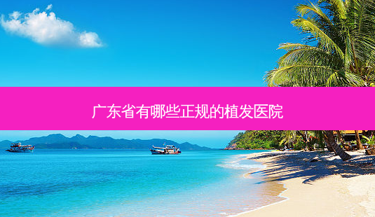 广东省有哪些正规的植发医院-第1张图片-容颜讯 广东省有哪些正规的植发医院-第1张图片-容颜讯