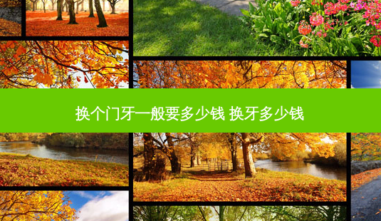 换个门牙一般要多少钱 换牙多少钱-第1张图片-容颜讯 换个门牙一般要多少钱 换牙多少钱-第1张图片-容颜讯