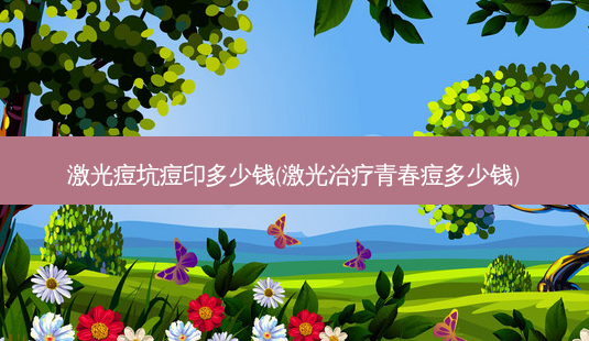 激光痘坑痘印多少钱(激光青春痘多少钱)-第1张图片-容颜讯