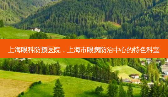 上海眼科防预医院,上海市眼病防治中心的特色科室-第1张图片-容颜讯 上海眼科防预医院,上海市眼病防治中心的特色科室-第1张图片-容颜讯