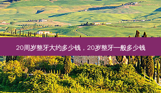 20周岁整牙大约多少钱，20岁整牙一般多少钱-第1张图片-容颜讯