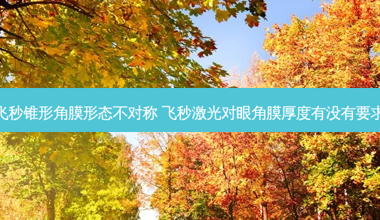 飞秒锥形角膜形态不对称 飞秒激光对眼角膜厚度有没有要求-第1张图片-容颜讯 飞秒锥形角膜形态不对称 飞秒激光对眼角膜厚度有没有要求-第1张图片-容颜讯