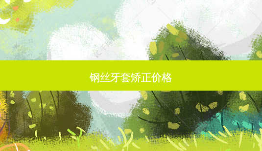 钢丝牙套矫正价格-第1张图片-容颜讯 钢丝牙套矫正价格-第1张图片-容颜讯