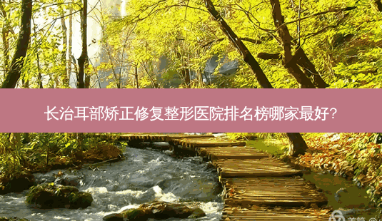 长治耳部矫正修复整形医院排名榜哪家好?-第1张图片-容颜讯