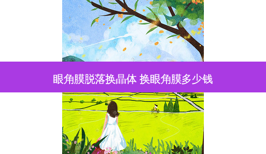 眼角膜脱落换晶体 换眼角膜多少钱-第1张图片-容颜讯 眼角膜脱落换晶体 换眼角膜多少钱-第1张图片-容颜讯