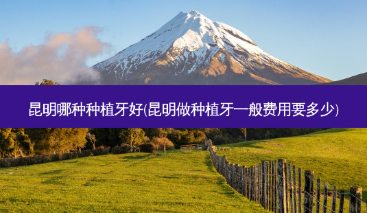 昆明哪种种植牙好(昆明做种植牙一般费用要多少)-第1张图片-容颜讯 昆明哪种种植牙好(昆明做种植牙一般费用要多少)-第1张图片-容颜讯