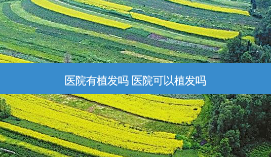 医院有植发吗 医院可以植发吗-第1张图片-容颜讯 医院有植发吗 医院可以植发吗-第1张图片-容颜讯