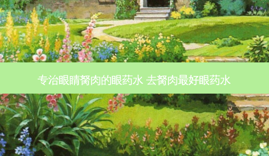 专治眼睛胬肉的眼药水 去胬肉好眼药水-第1张图片-容颜讯 专治眼睛胬肉的眼药水 去胬肉好眼药水-第1张图片-容颜讯