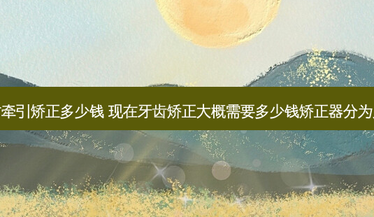 前方牵引矫正多少钱 现在牙齿矫正大概需要多少钱矫正器分为几种-第1张图片-容颜讯 前方牵引矫正多少钱 现在牙齿矫正大概需要多少钱矫正器分为几种-第1张图片-容颜讯