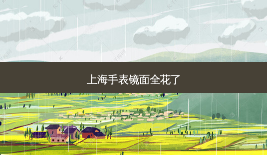 上海手表镜面全花了-第1张图片-容颜讯