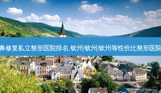 钦州鼻修复私立整形医院排名,钦州|钦州|钦州等性价比整形医院发布-第1张图片-容颜讯 钦州鼻修复私立整形医院排名,钦州|钦州|钦州等性价比整形医院发布-第1张图片-容颜讯