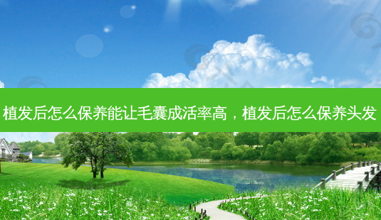 植发后怎么保养能让毛囊成活率高,植发后怎么保养头发-第1张图片-容颜讯 植发后怎么保养能让毛囊成活率高,植发后怎么保养头发-第1张图片-容颜讯