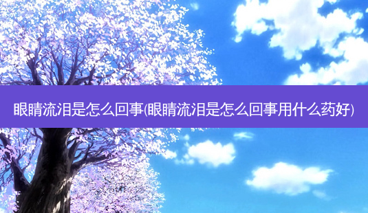 眼睛流泪是怎么回事(眼睛流泪是怎么回事用什么药好)-第1张图片-容颜讯 眼睛流泪是怎么回事(眼睛流泪是怎么回事用什么药好)-第1张图片-容颜讯