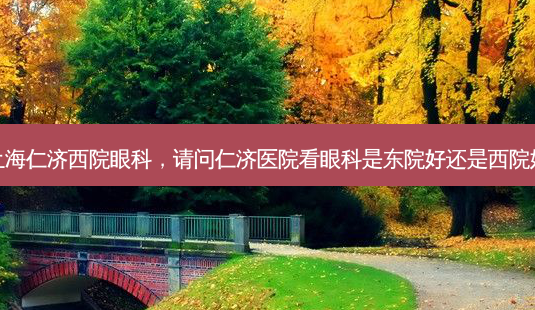 上海仁济西院眼科，请问仁济医院看眼科是东院好还是西院好-第1张图片-容颜讯