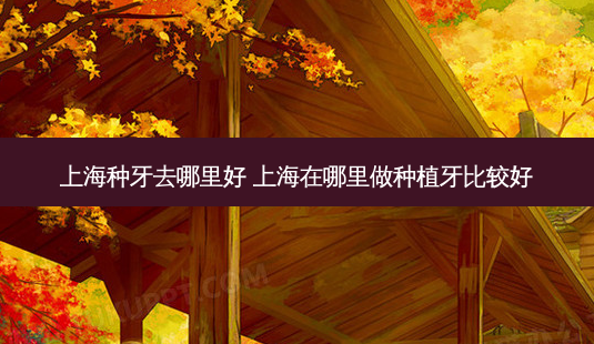 上海种牙去哪里好 上海在哪里做种植牙比较好-第1张图片-容颜讯 上海种牙去哪里好 上海在哪里做种植牙比较好-第1张图片-容颜讯