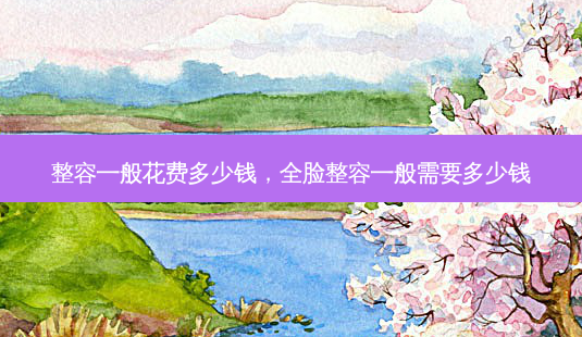 整容一般花费多少钱，全脸整容一般需要多少钱-第1张图片-容颜讯